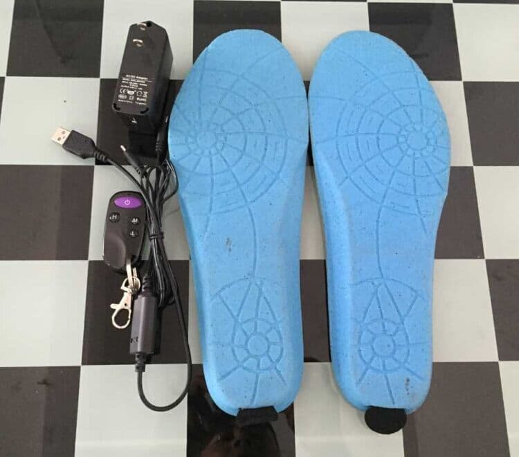 Chargeable Heating Moldable Insole With Battery Insoles
